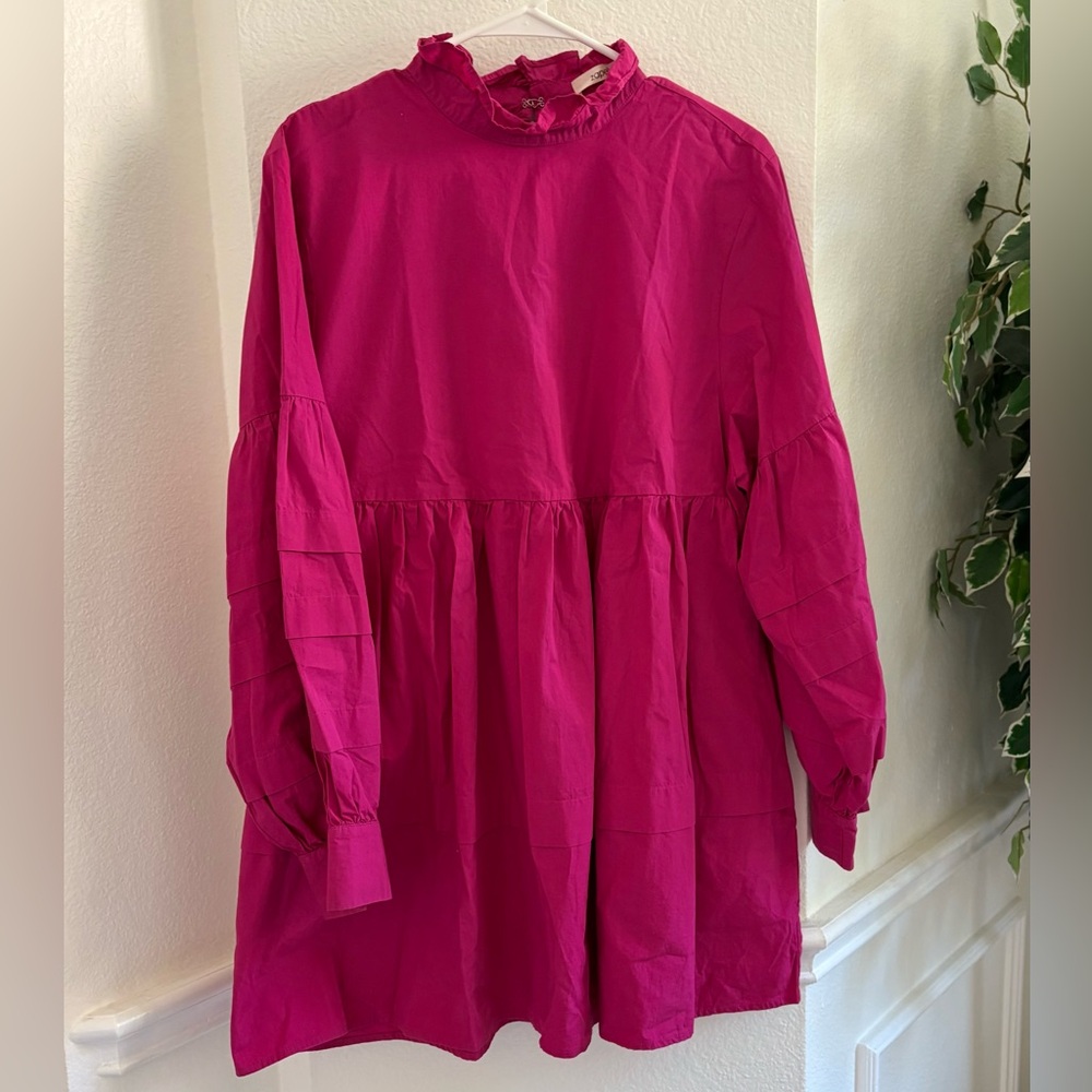 Pink Ruffled Dress